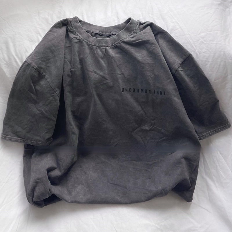 Áo thun was tay lỡ form rộng UNCOMMON unisex