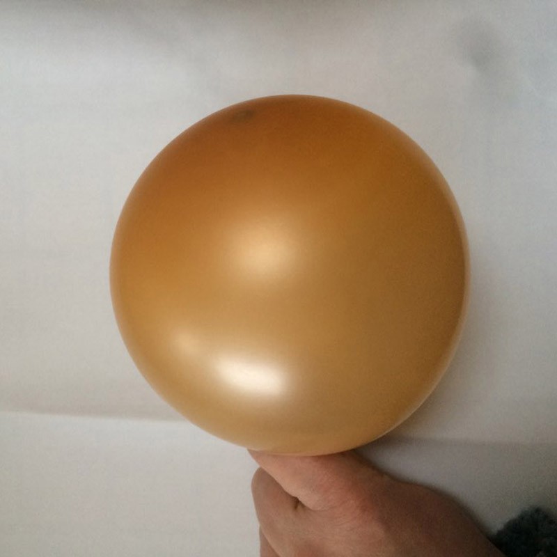 Bộ 100 bong bóng latex màu vàng 10 inch