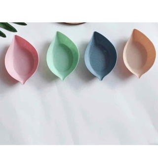 Chén Lúa Mạch Mini Hình Lá Đựng Đồ Ăn Dặm, Gia Vị, Nước Chấm (Mẫu Mỏng)