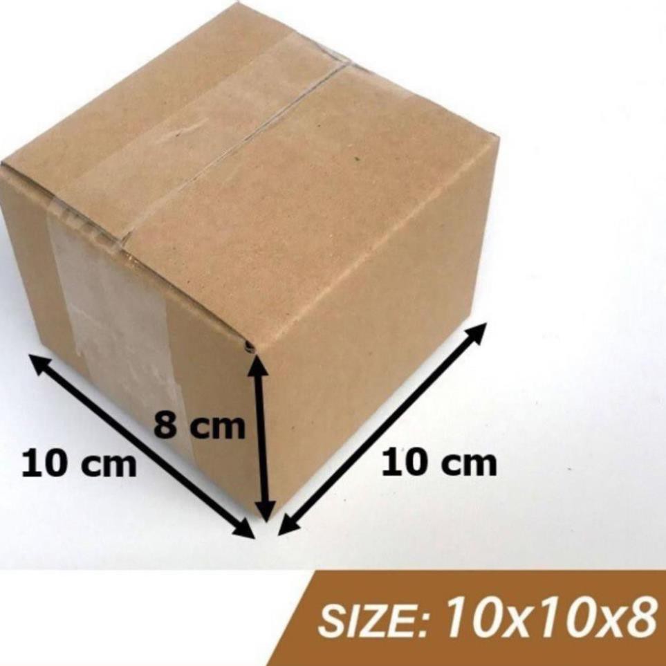 50 Hộp Carton Đóng Hàng 10x10x8