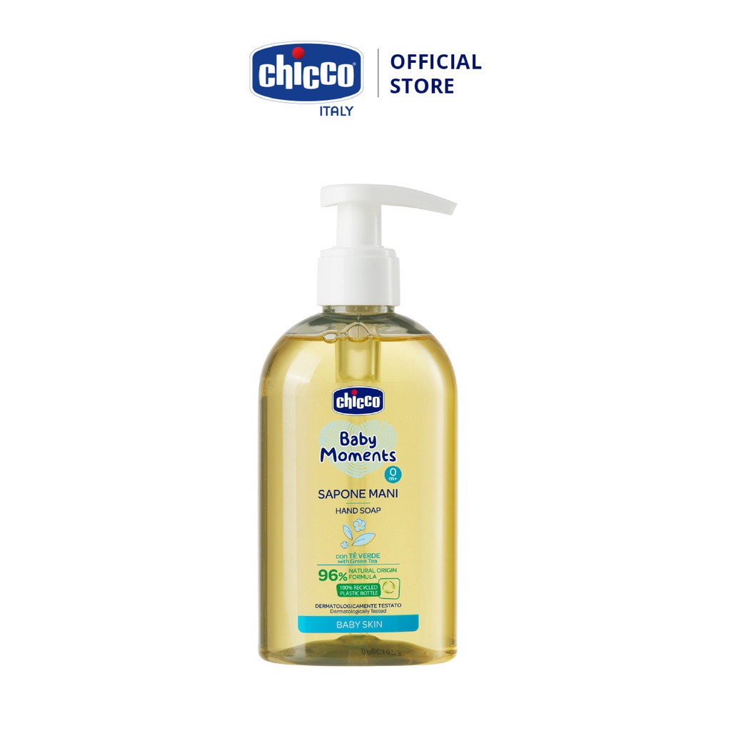 Nước rửa tay chiết xuất Trà xanh Chicco cho bé 250ml