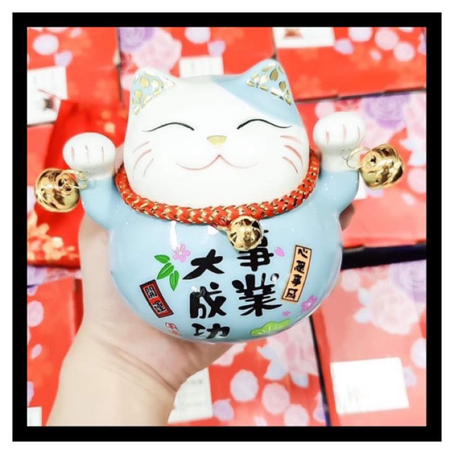 Nhập mã giảm giá để giảm 30%. Mèo may mắn , mèo thần tài 13cm