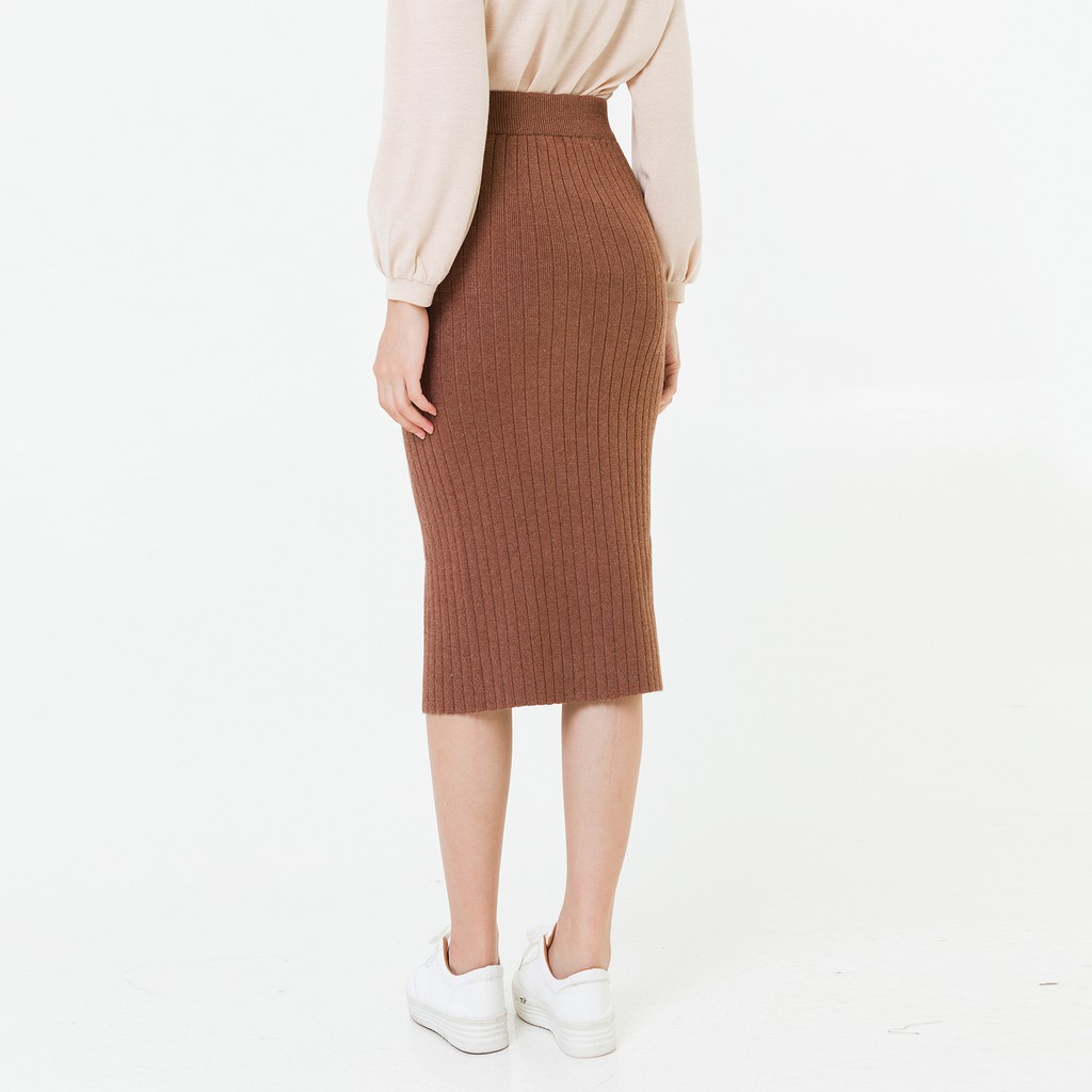 Chân váy midi nẹp giả VIENTRAN V62I20T002 (Nhiều màu) | BigBuy360 - bigbuy360.vn