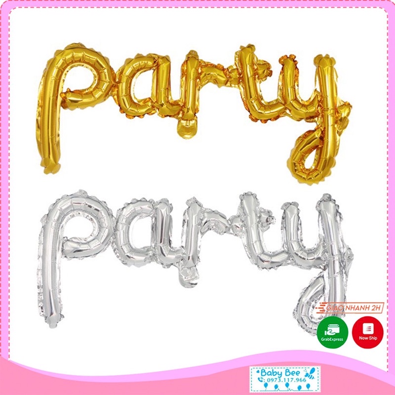Bóng Chữ Liền party Trang Trí Tiệc, Sinh Nhật