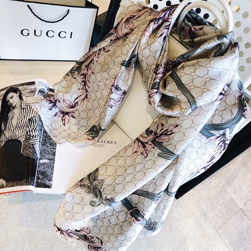 Khăn choàng lụa cao cấp 4 mùa thanh lịch size 90x180cm