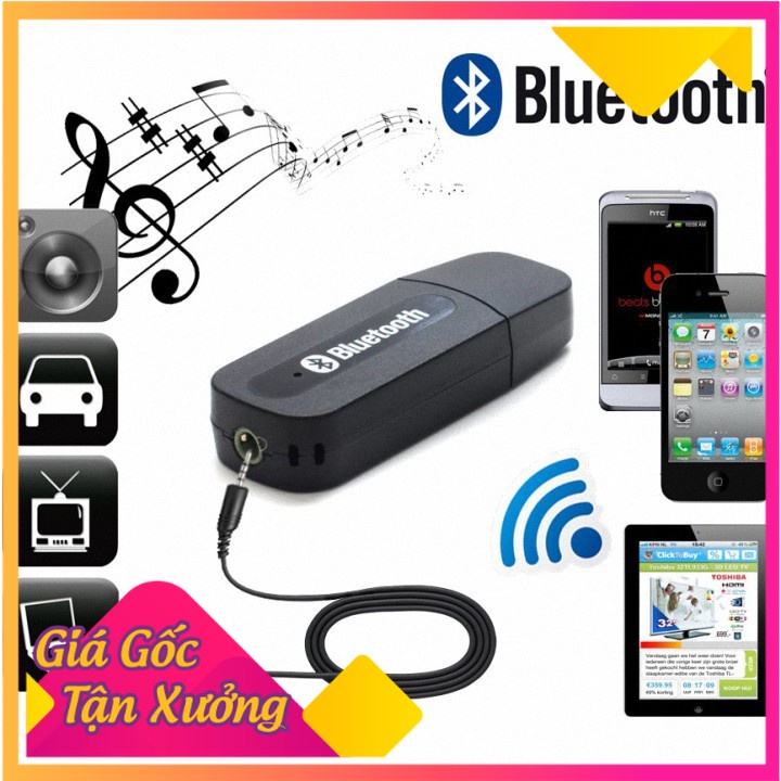 USB Bluetooth Chuyển Đổi Loa Thường Thành Loa Bluetooth Gọn
