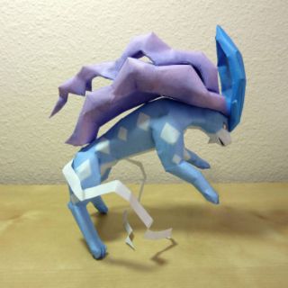 Mô hình giấy Pokemon: Suicune Ver.1
