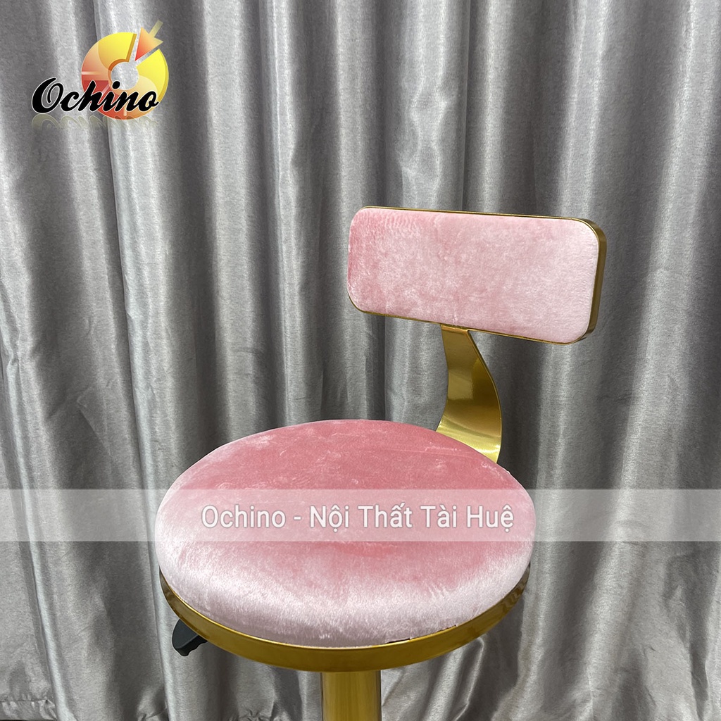 Ghế Trang Điểm, Ghế Makeup Chân Vàng K1 Sang Trọng ( Hàng Có Sẵn)