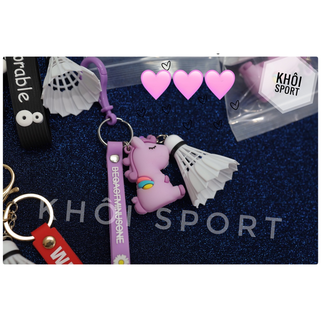 Móc khóa cầu lông siêu cute  💖💖💖
