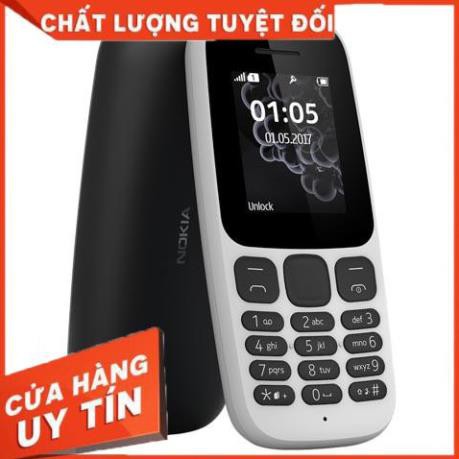 [CHÍNH HÃNG] Điện thoại Nokia 105 Single Sim hàng chuẩn giá tốt- bảo hành 12 tháng, lỗi 1 đổi 1 trong 7 ngày