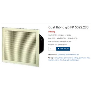 (LEIPOLE) Quạt thông gió FK 5522.230