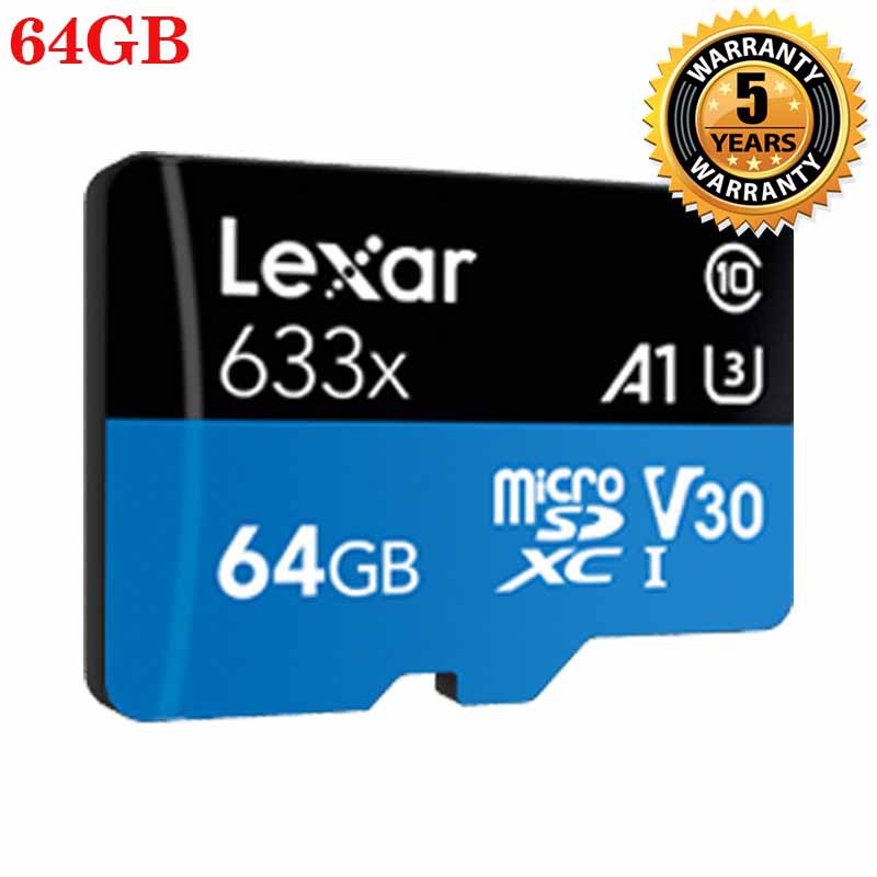 Thẻ nhớ Lexar 64GB Micro SDHC 633X-U3 (95MB/s) dùng cho máy ảnh, flycam, camera hành động-chính hãng BH 5 năm | BigBuy360 - bigbuy360.vn