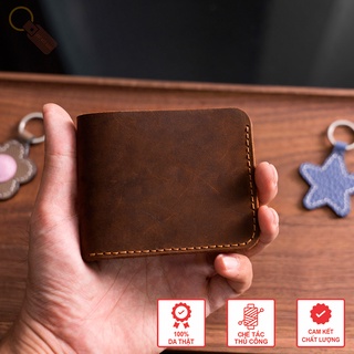 Ví Nam Siêu Nhỏ Gọn - Da Sáp Ngựa Điên - Crazy Horse
