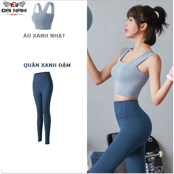 [Mã FAMALLT5 giảm 15% đơn từ 30k] Bộ Đồ Tập Gym,Yoga,Thể Thao Nữ DNS661 Chất Liệu Co Giãn,Thoáng Khí Đại Nam Sport