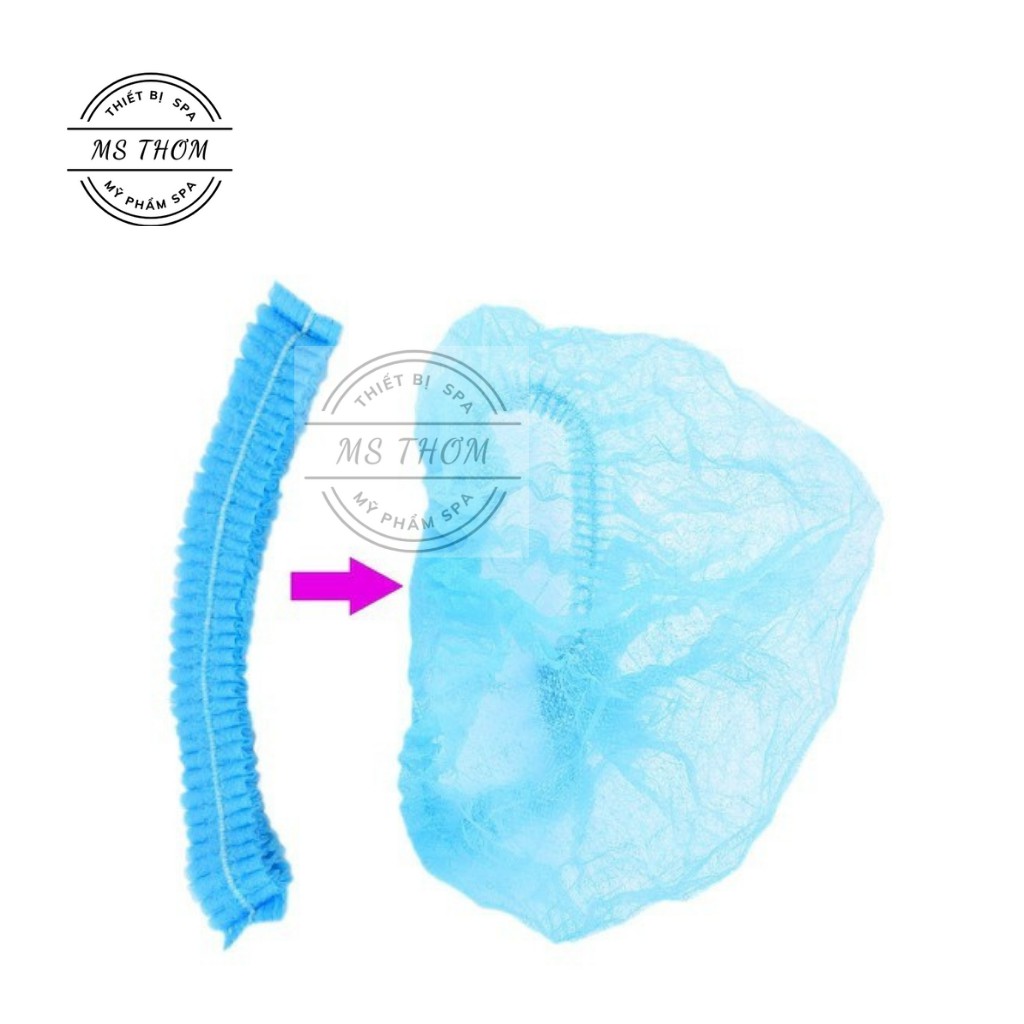 Bao trùm đầu con sâu 100 cái (màu xanh)