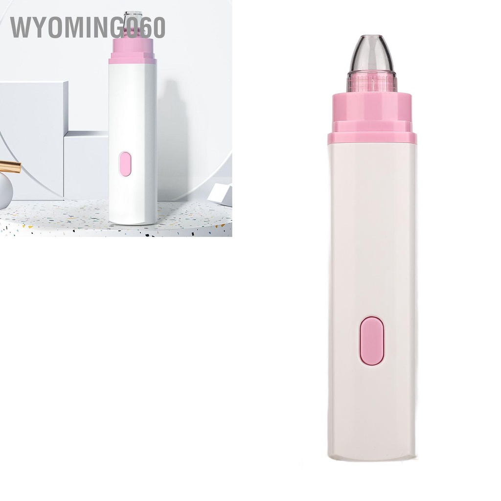 Wyoming060 Tẩy mụn đầu đen ABS Máy làm sạch lỗ chân lông cầm tay bằng điện có miệng cho nam giới nữ