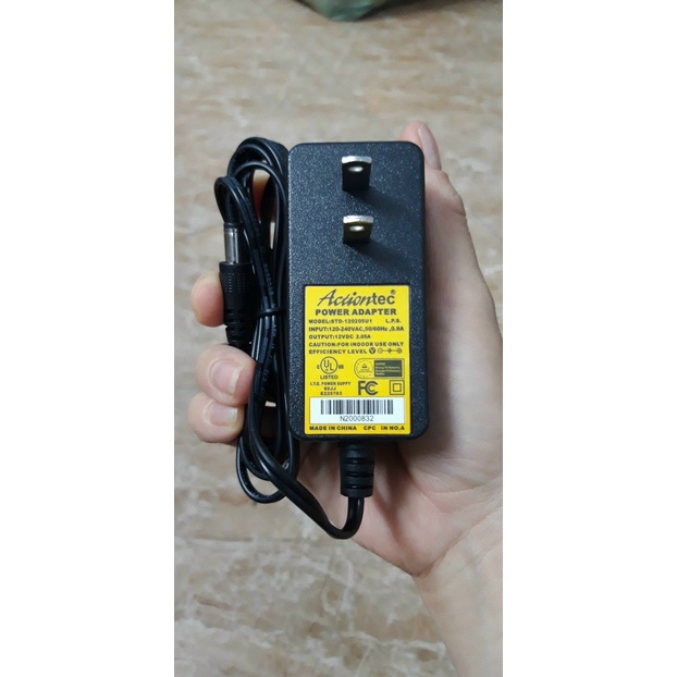 Adapter 12V 2.A ACTIONTEC Có đèn báo - nguồn Actiontec 12v 2.a bảo hành 12 tháng - Actiontec 12v2.a