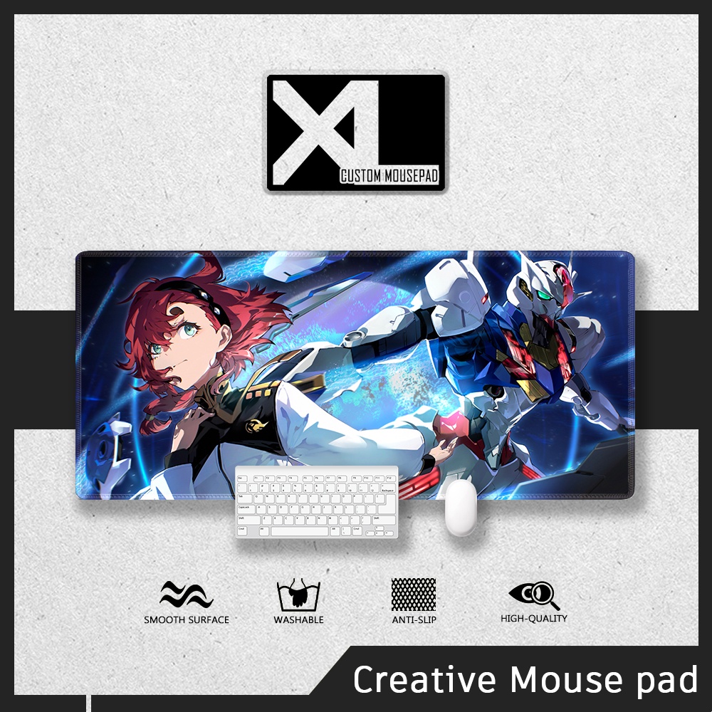 X-l | Bàn Phím Chuột | Gundam Mobile Suit Gundam: Phù Thủy | Lớn | Phần Mở Rộng | Bàn Khâu Cạnh | Lót ChuộT Gaming