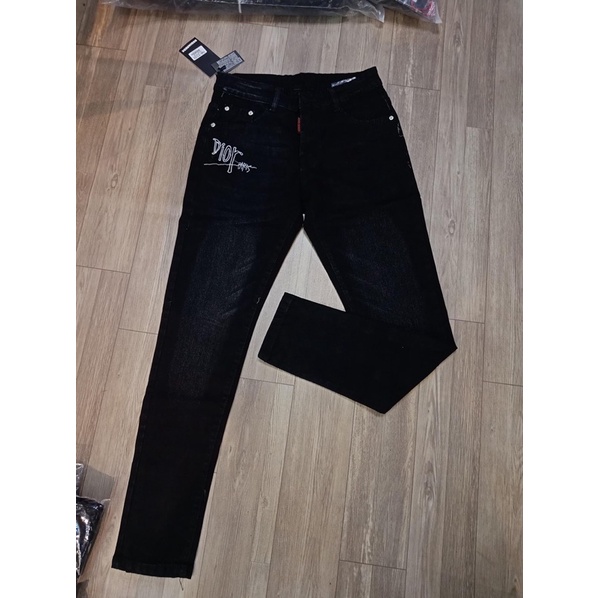 Quần jean Dior hoạ tiết, quần jean nam, quần jean Dior, quần bò dành cho nam