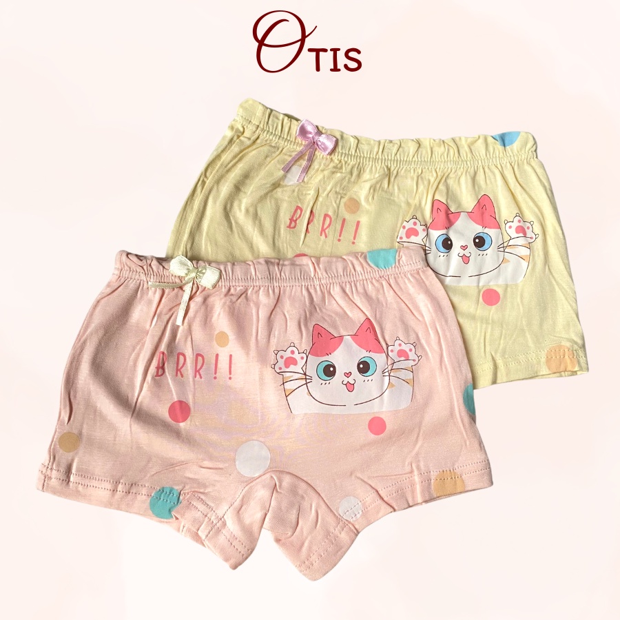 Quần Đùi Trẻ Em Cotton Co Dãn Thoải Mái Họa Tiết Siêu Xinh OTIS Ngẫu Nhiên