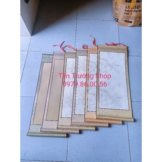 Biểu lụa viết thư pháp kích thước 32*80