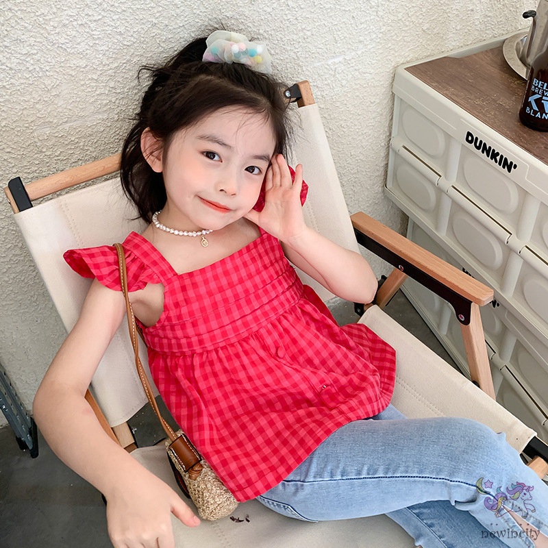 Set Áo Cánh Tiên + Chân Váy Hàn Quốc Đáng Yêu Cho Bé Gái