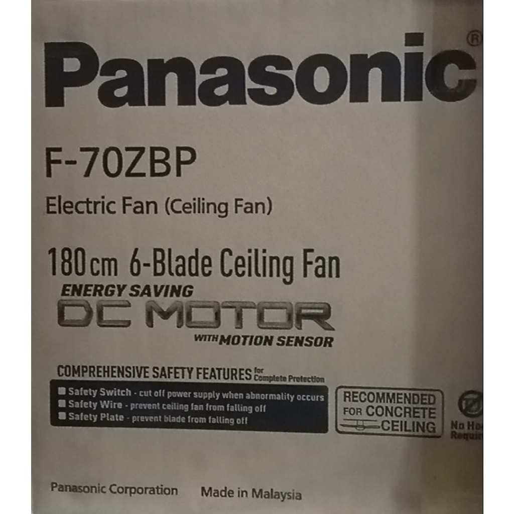 Quạt trần Panasonic F‑70ZBP
