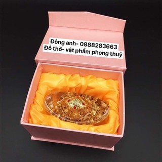 Thỏi Vàng Pha Lê Phong Thủy ( Tài Lộc _ May Mắn )