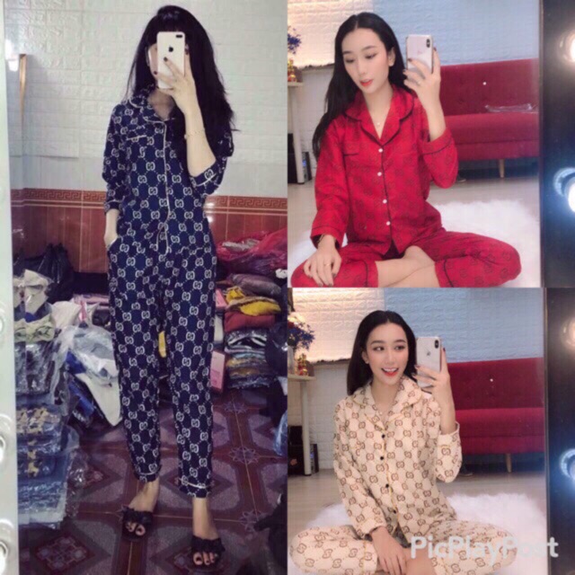 Bộ ngủ pijama tay dài quần dài | BigBuy360 - bigbuy360.vn