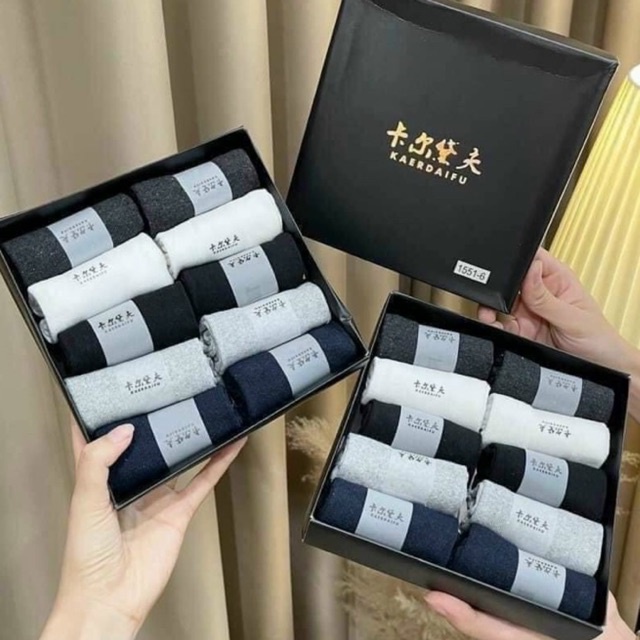 Combo 10 đôi tất nam 4 tone màu chống hôi chân PHONG CÁCH Nhật Bản 【10 TẤT NHẬT】