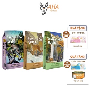 Thức Ăn Cho Mèo - Taste Of The Wild (Bao 500g - 2kg) - Thức Ăn Cho Mèo Anh Lông Ngắn Vị Nai Nướng, Cá Hồi, Chim Cút