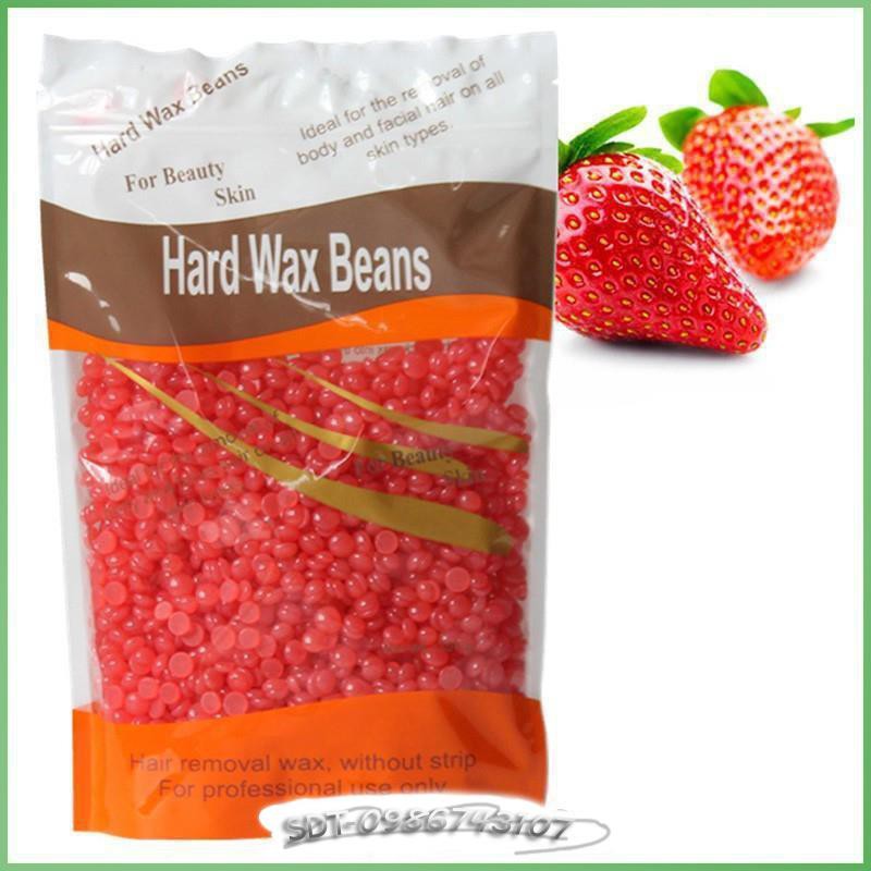 (Free que gỗ) Sáp wax lông nóng dạng hạt đậu Viên Hard Wax Beans 100g SV