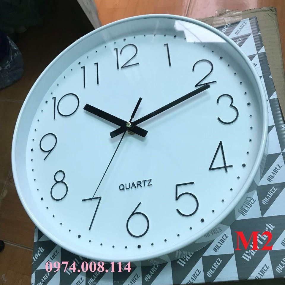 [GIÁ HỦY DIỆT] Đồng hồ treo tường quartz cao cấp kim trôi
