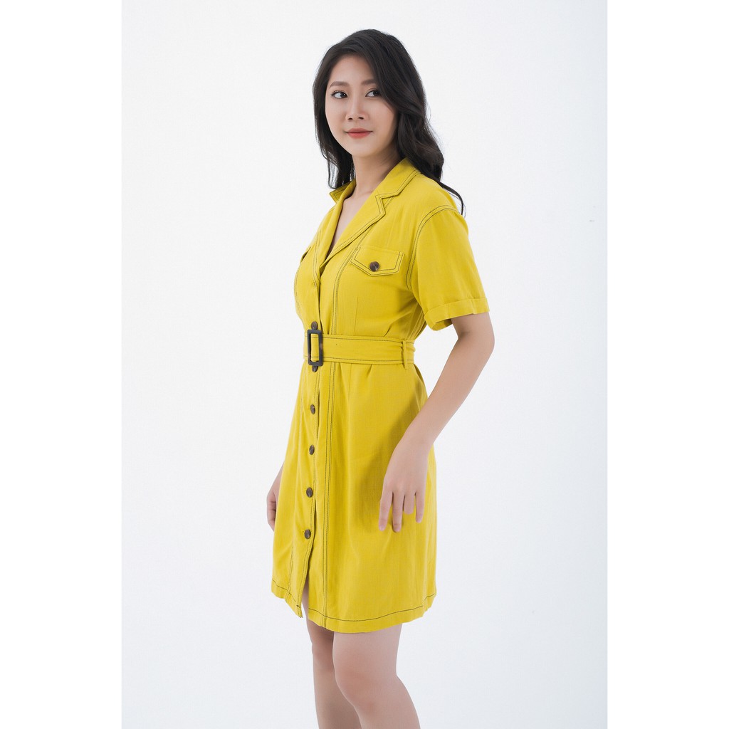 Đầm cổ 2 ve IVY moda MS 47B7493