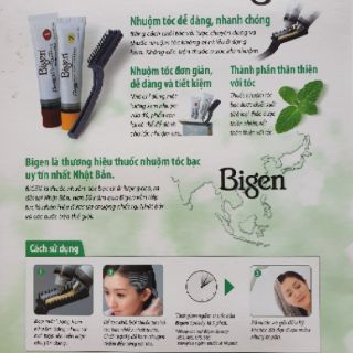 [ Hàng Công Ty] Thuốc Nhuộm Tóc Bigen Speedy 883 Nâu Sẫm.