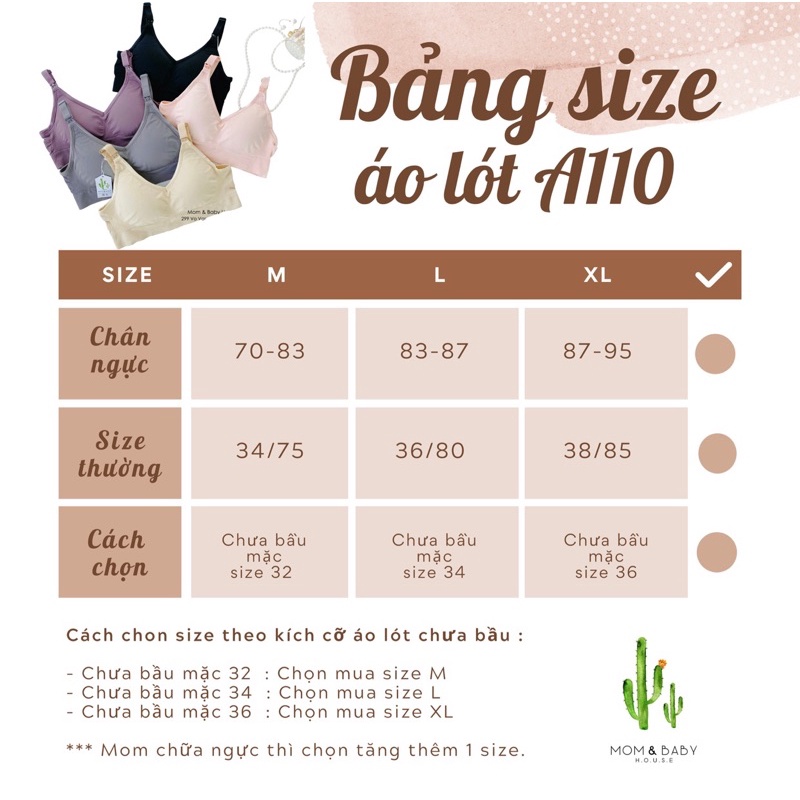 EVERMOM | Áo lót nâng ngực mặc bầu kết hợp sau sinh A110