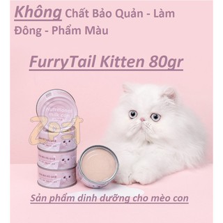 Pate mèo con dạng ván sữa Furrytail (Milk Can) 80g - 4 khẩu vị