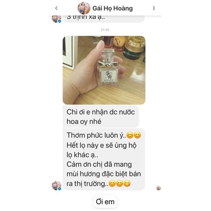 Tinh dầu Nước hoa tem Trắng Sugary Perfume