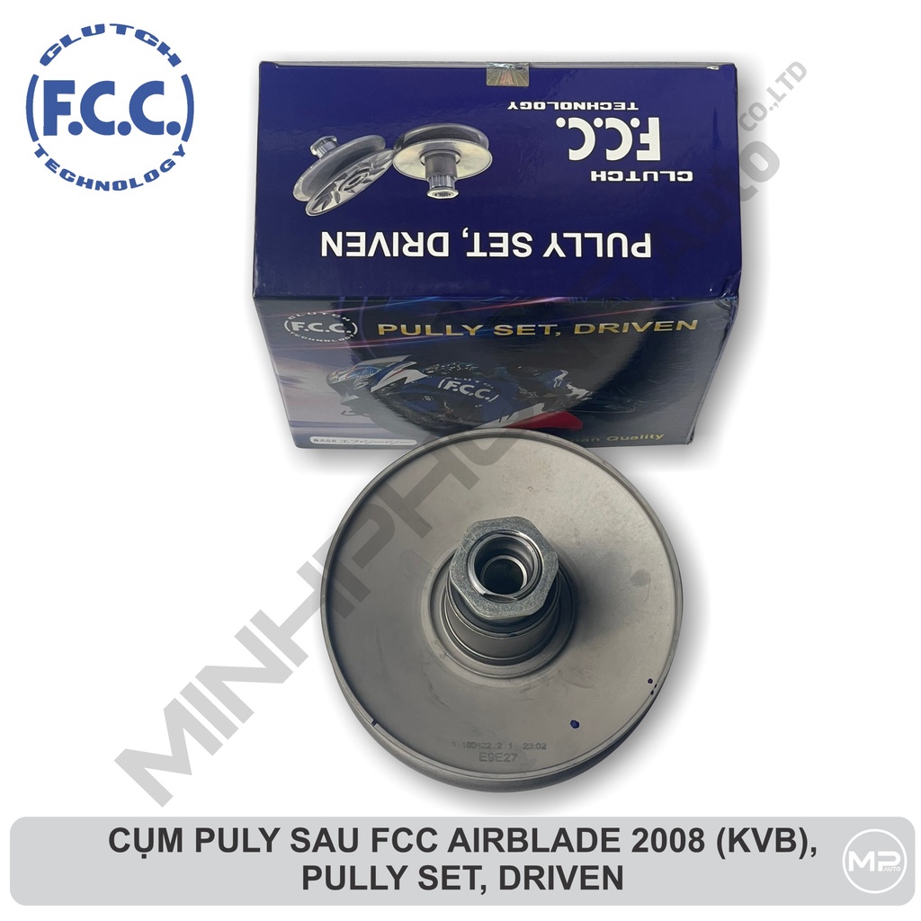 Cụm puly nồi sau Fcc chính hãng cho xe Airblade 2008 , Pully Set, Driven