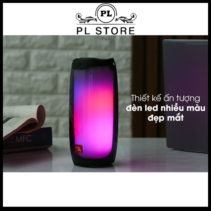 [Chọn Màu] Loa bluetooth Pulse 4 Plus  Đèn Led đổi màu theo điệu nhạc,Loa không dây chất lượng âm tuyệt hảo