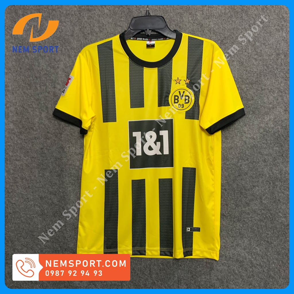 Quần Áo Bóng Đá CLB Dotmunt Màu Vàng Sân Nhà Mới 2022