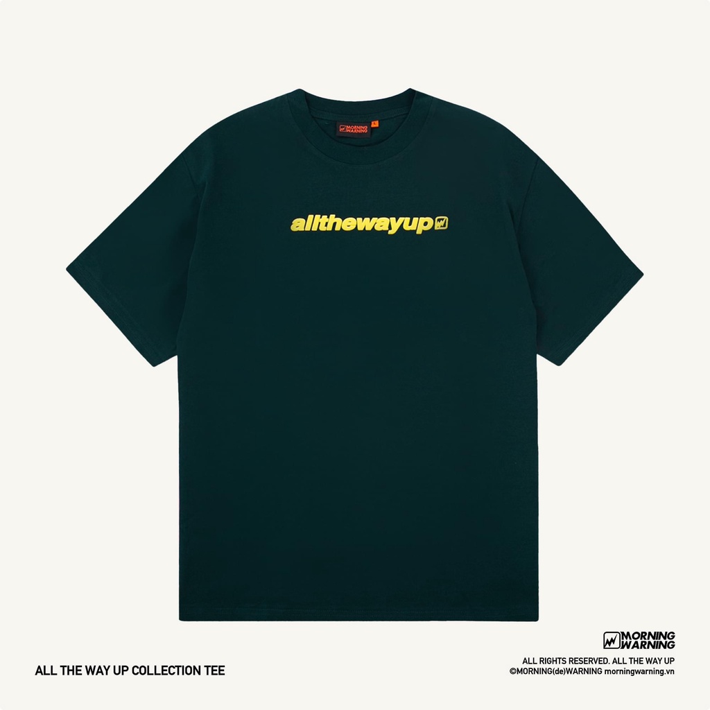 Áo thun xanh lá form rộng unisex althewayup GODMOTHER