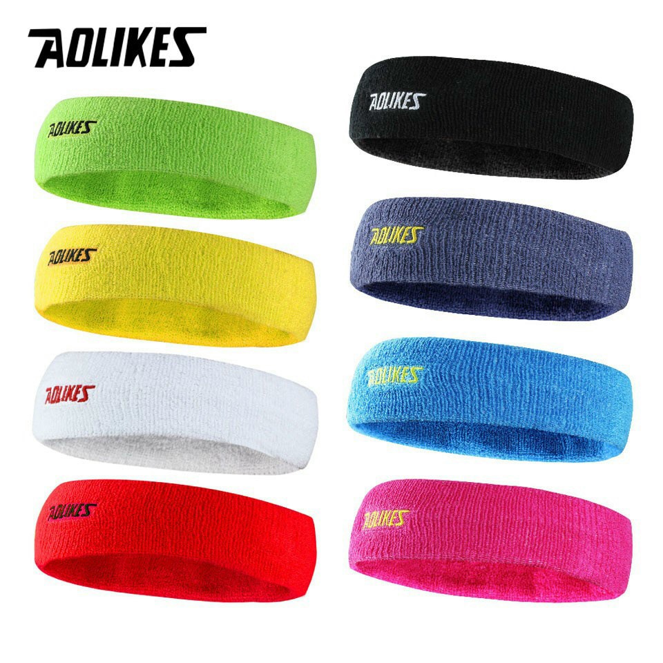 Băng Đô Thể Thao Headband Băng Trán Thấm Chặn Mồ Hôi Dùng Cho Tập Gym, Chạy Bộ, Bóng Rổ, Bóng Chuyền In Logo