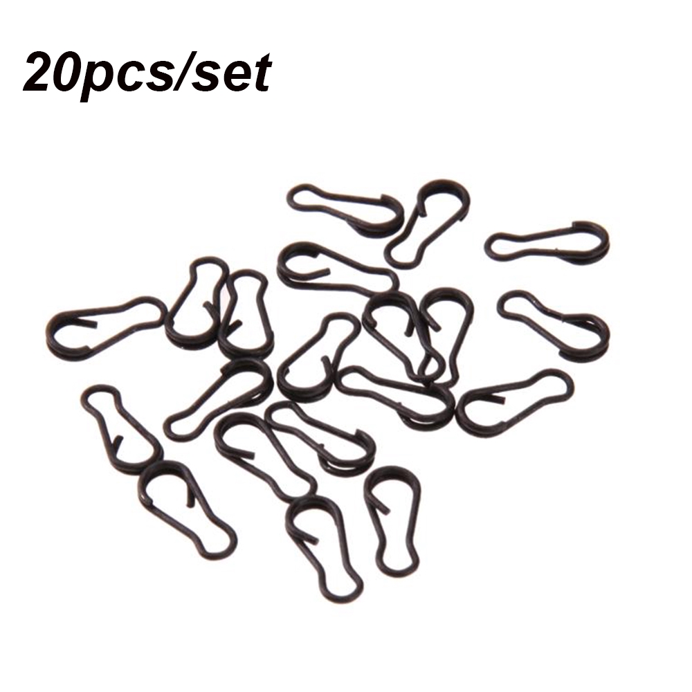 MUVAKO Bộ 20 móc thép không gỉ thao tác nhanh chuyên dụng cho câu cá