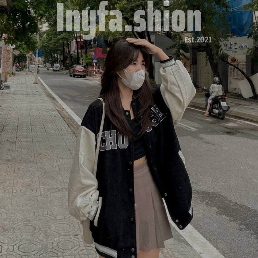 Áo Bomber Choose-2 Lớp-Ảnh thật Inyfashion