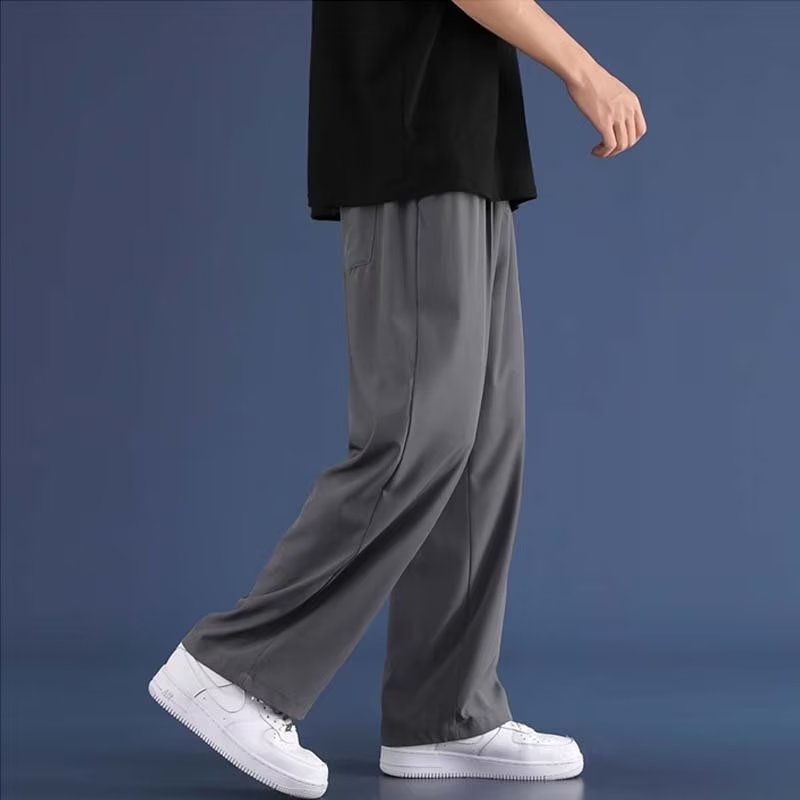 Quần Dài Ống Rộng Siêu Nhẹ Thiết Kế Thời Trang Mùa Hè Cho Nam