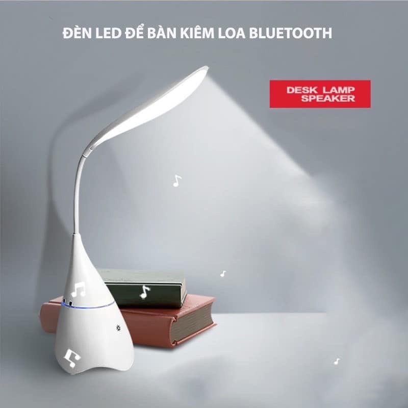Đèn led để bàn có loa Bluetooth, đèn bàn học. Đèn sạc. Desk lamp speaker.