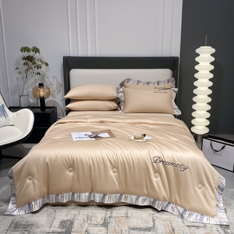 Bộ chăn ga gối Lụa Dream Vân Đá