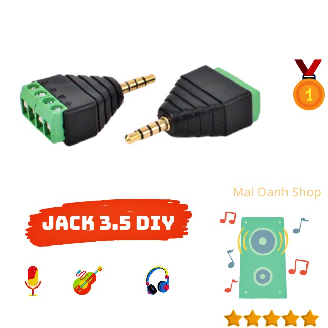 Jack 3.5 Cho DIY (4 Khấc)