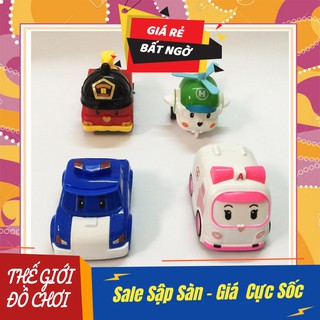 Đồ chơi xe ô tô poli dễ thương cho bé
